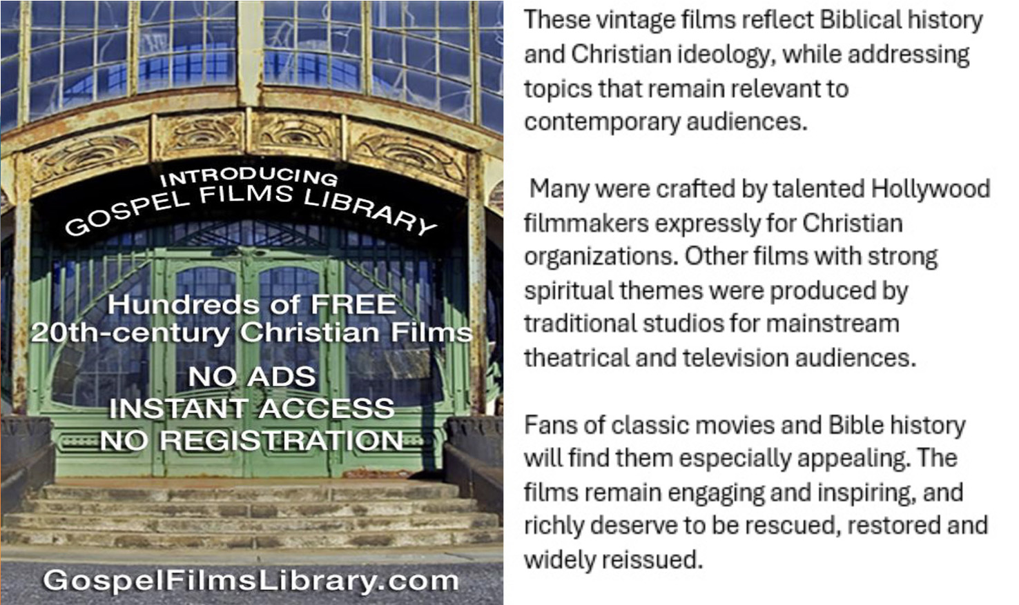 Introduction to Gospel Films Archive